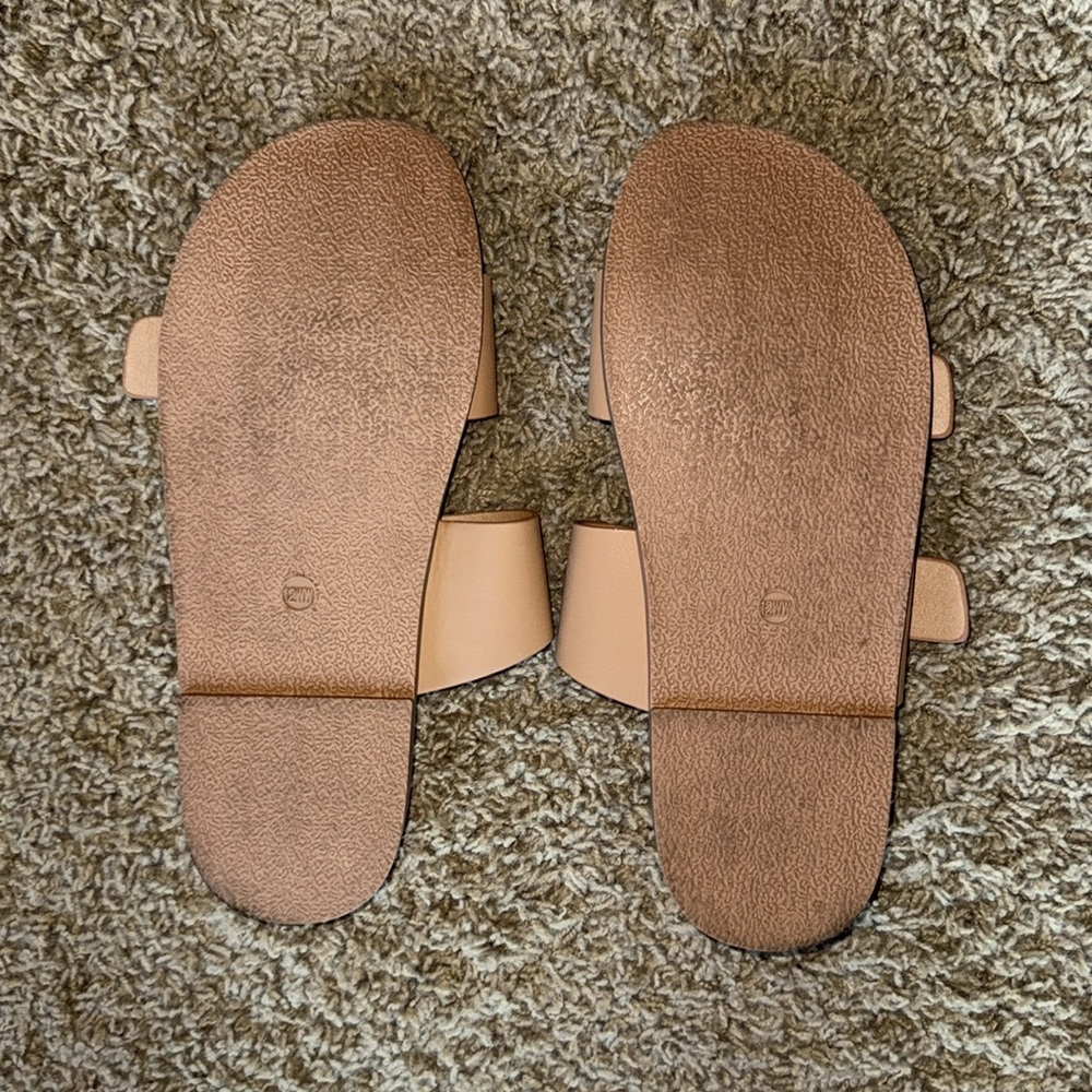 Torrid Brown Double-Buckle Sandals - Picture 2 of 2